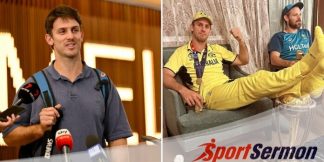 Marsh on Vexed World Cup Celebration : "I'll do it again"  