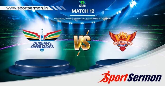 DSG vs SEC Live Score, SA20 2024 Match 12 Prediction  