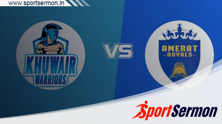 KHW vs AMR Live Score, Match 22, Oman D20 League 2023  