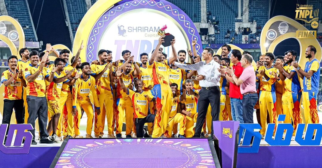 अश्विन की धुआंधार पारी से ड्रैगन्स ने जीता टीएनपीएल 2024 का खिताब  