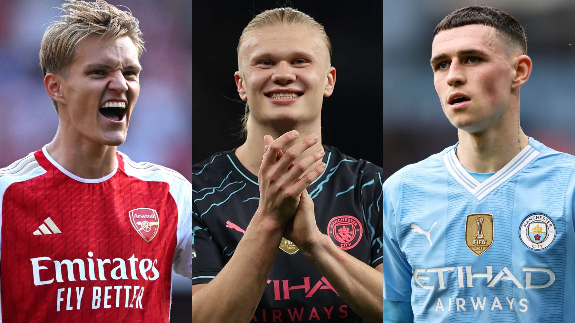 Haaland in PFA POTY hunt again alongside Foden & Odegaard  
