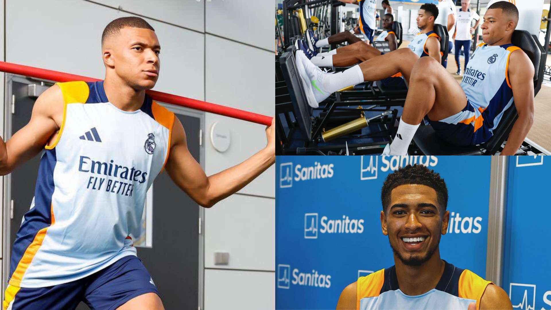 Mbappe & Bellingham in the house at Real Madrid  