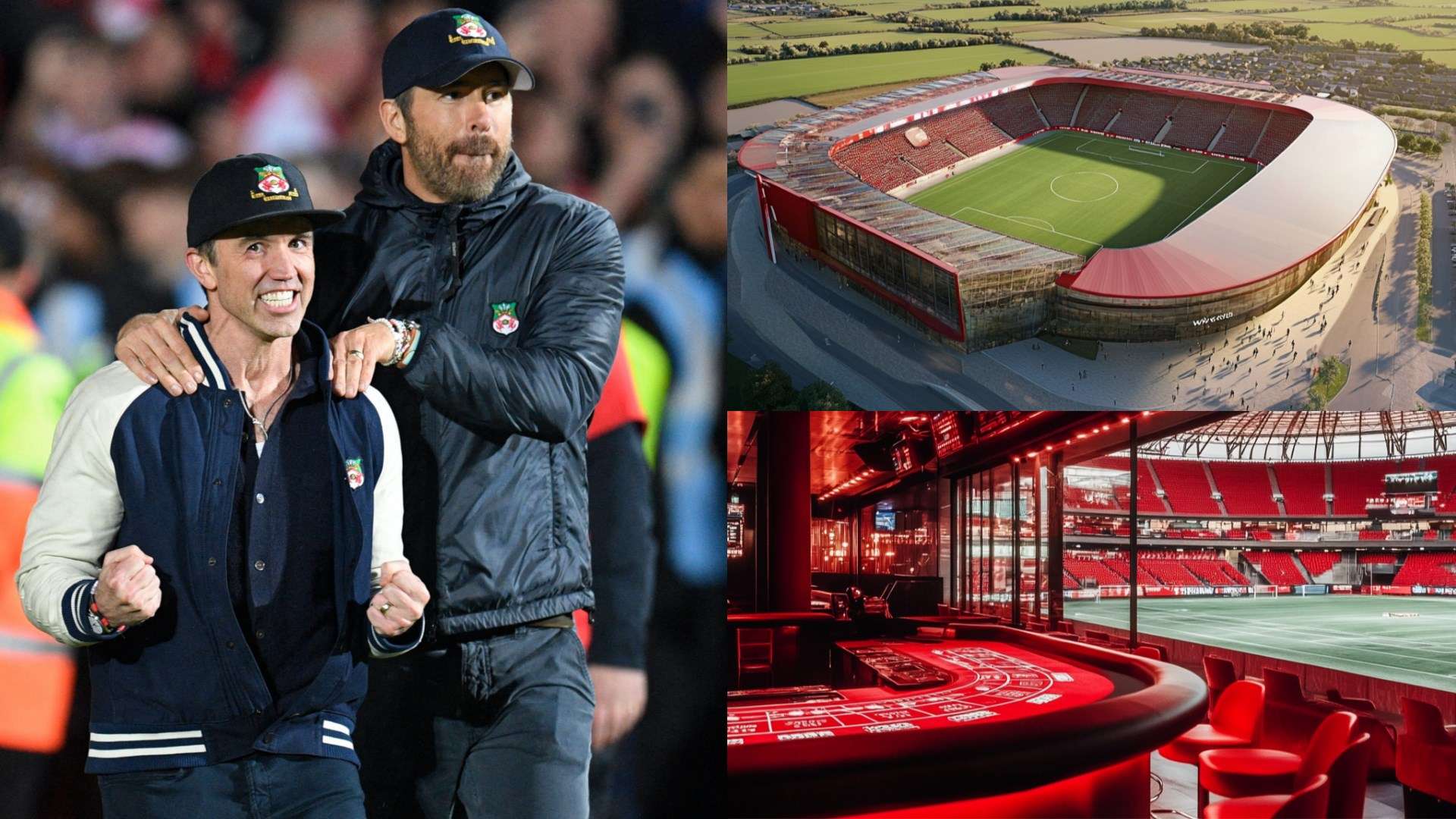 AMAZING new Wrexham stadium complete with cinema & casino imagined  
