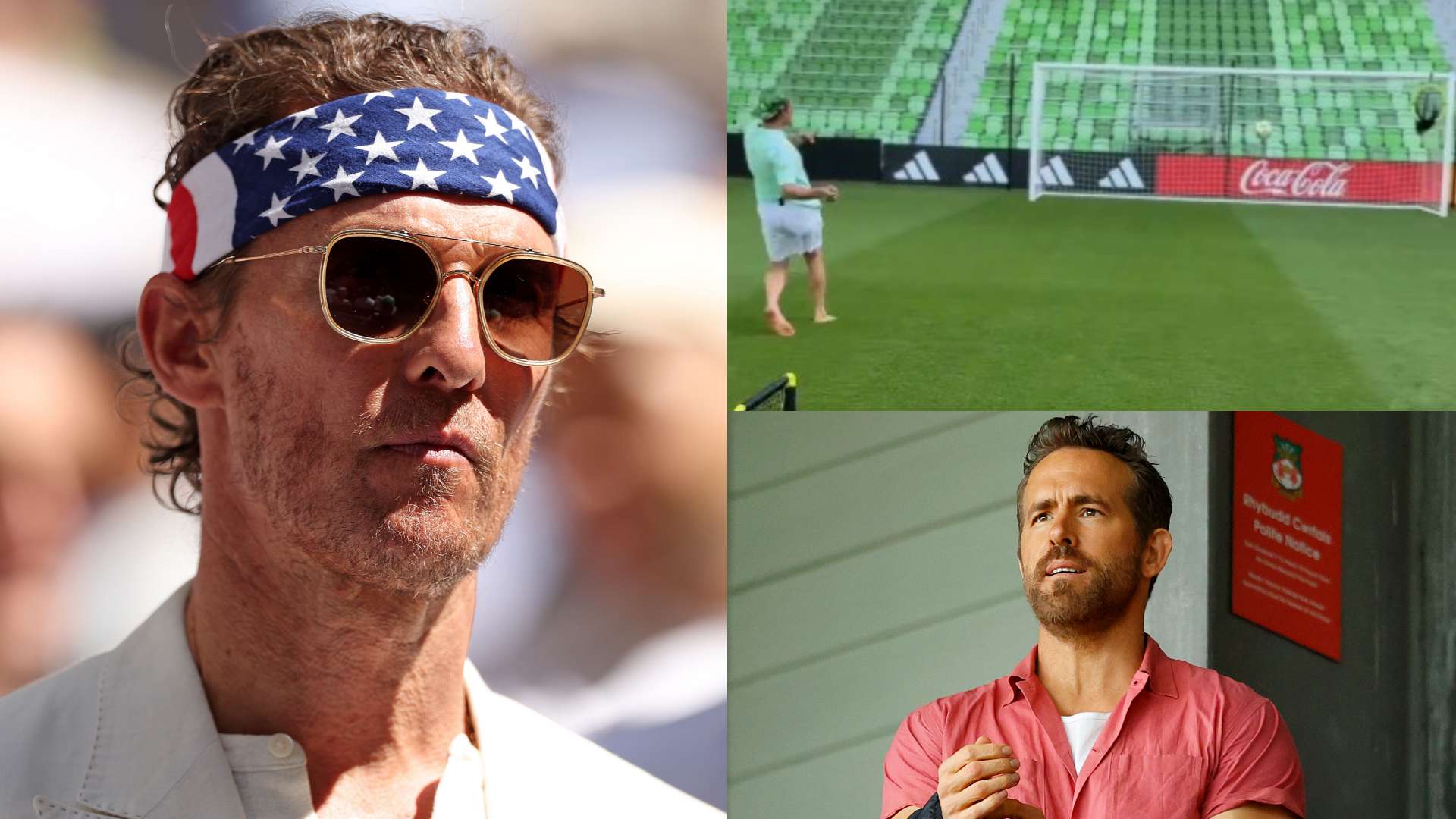 📽️ | Are you watching Reynolds?! McConaughey hits top corner  