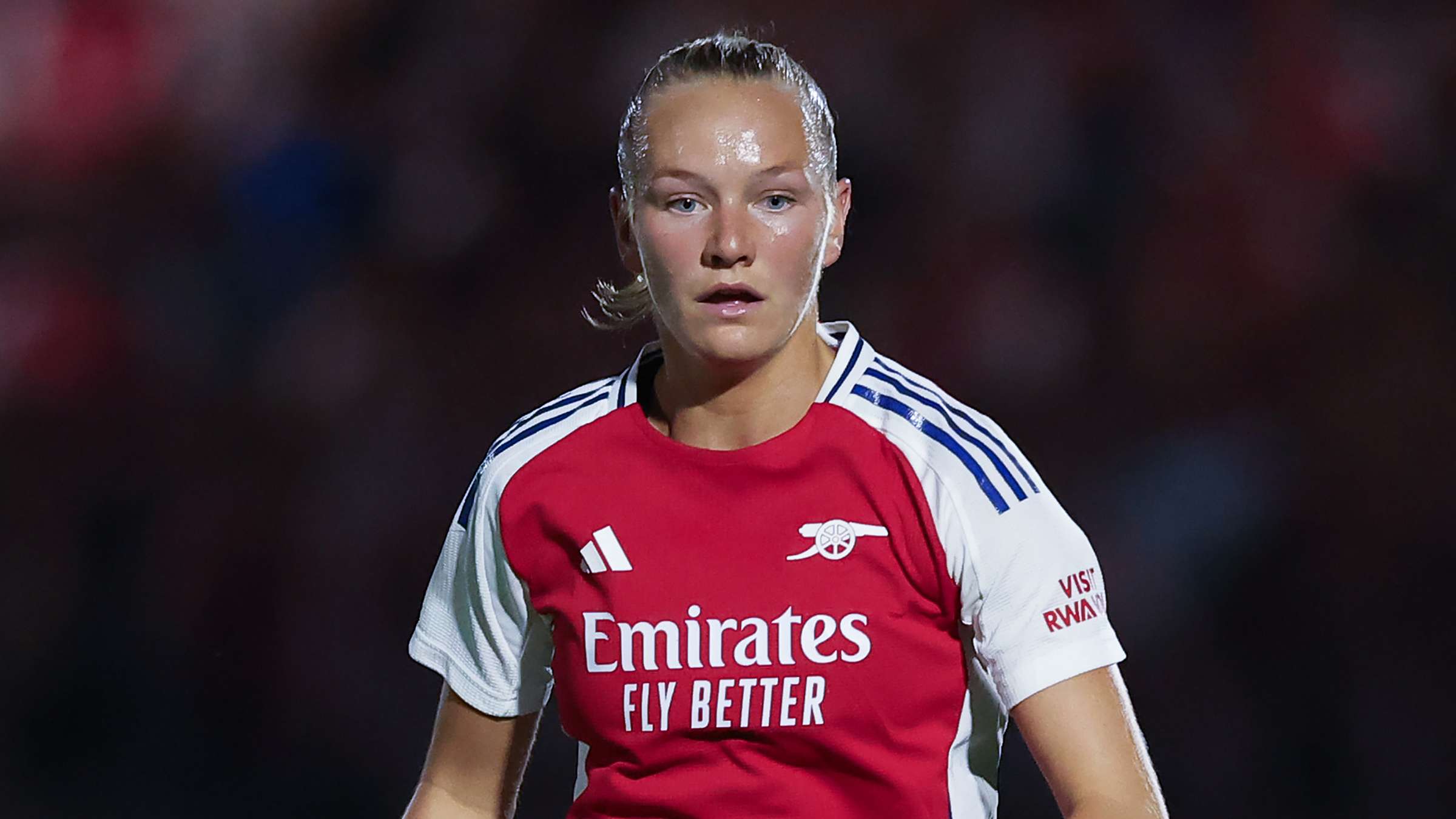 Arsenal star Maanum taking positives from terrifying collapse  