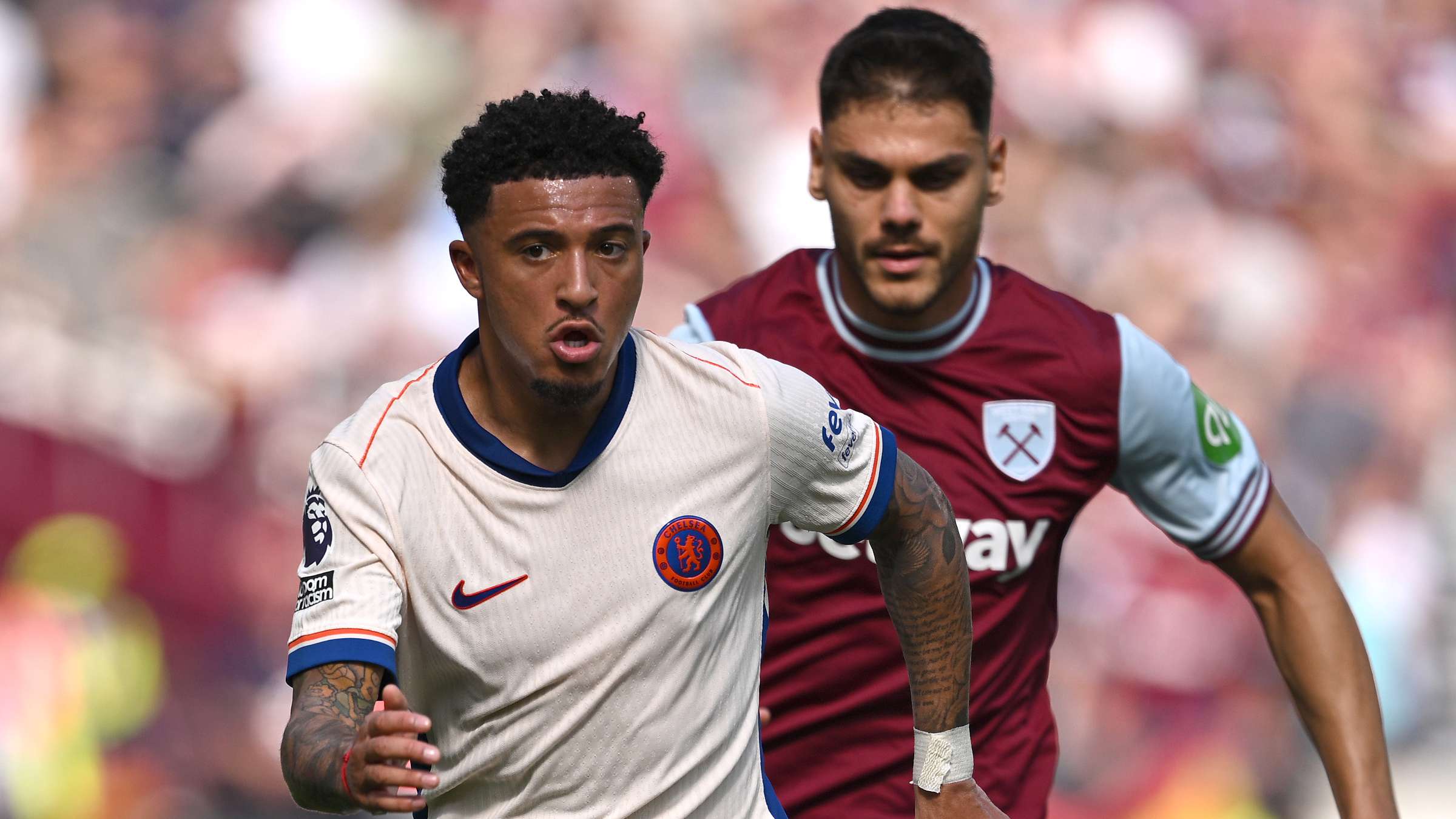 Sancho rediscovers himself with Chelsea assist against West Ham  