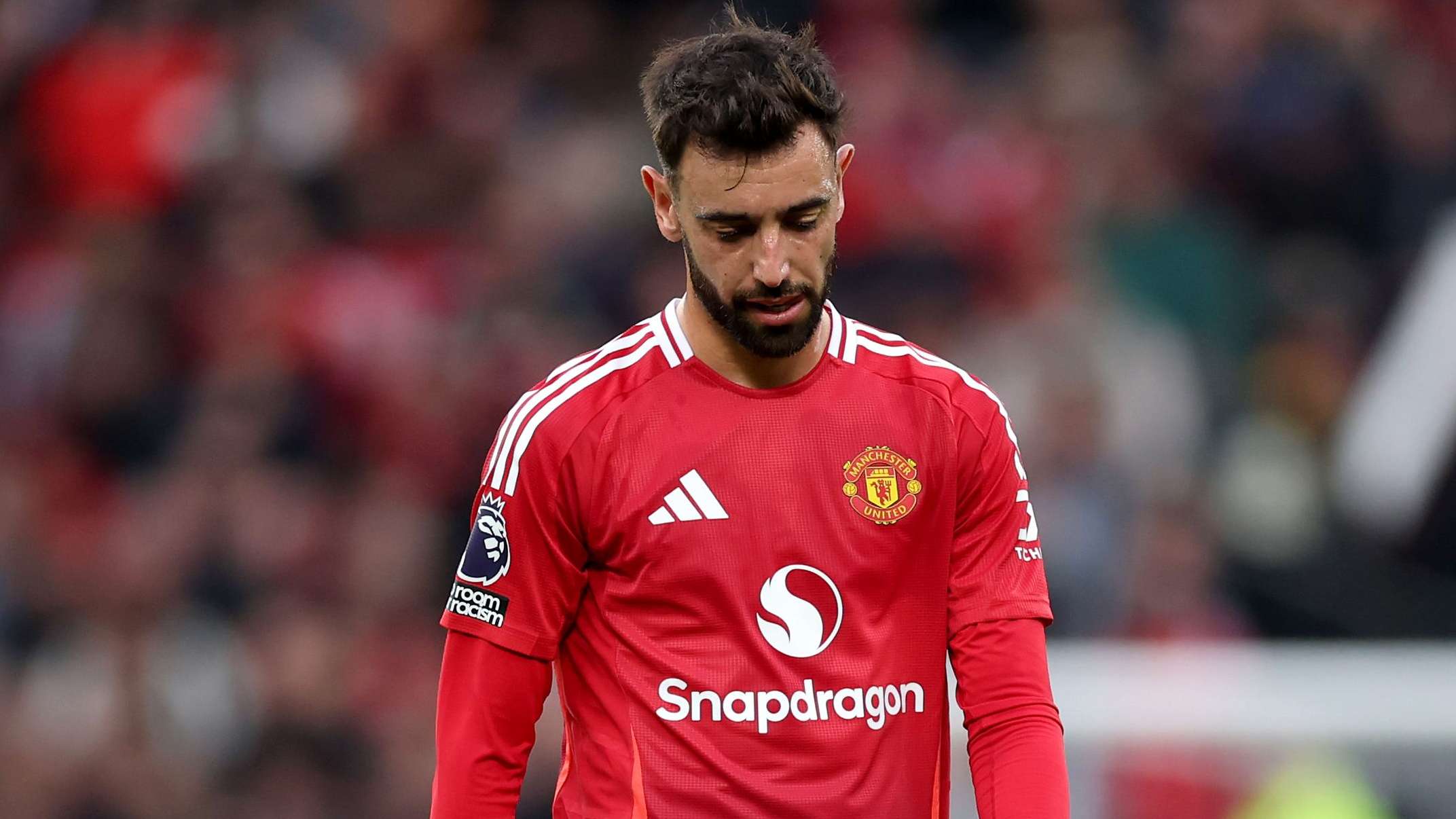 Fernandes insists late tackle on Maddison was 'never a red card'  