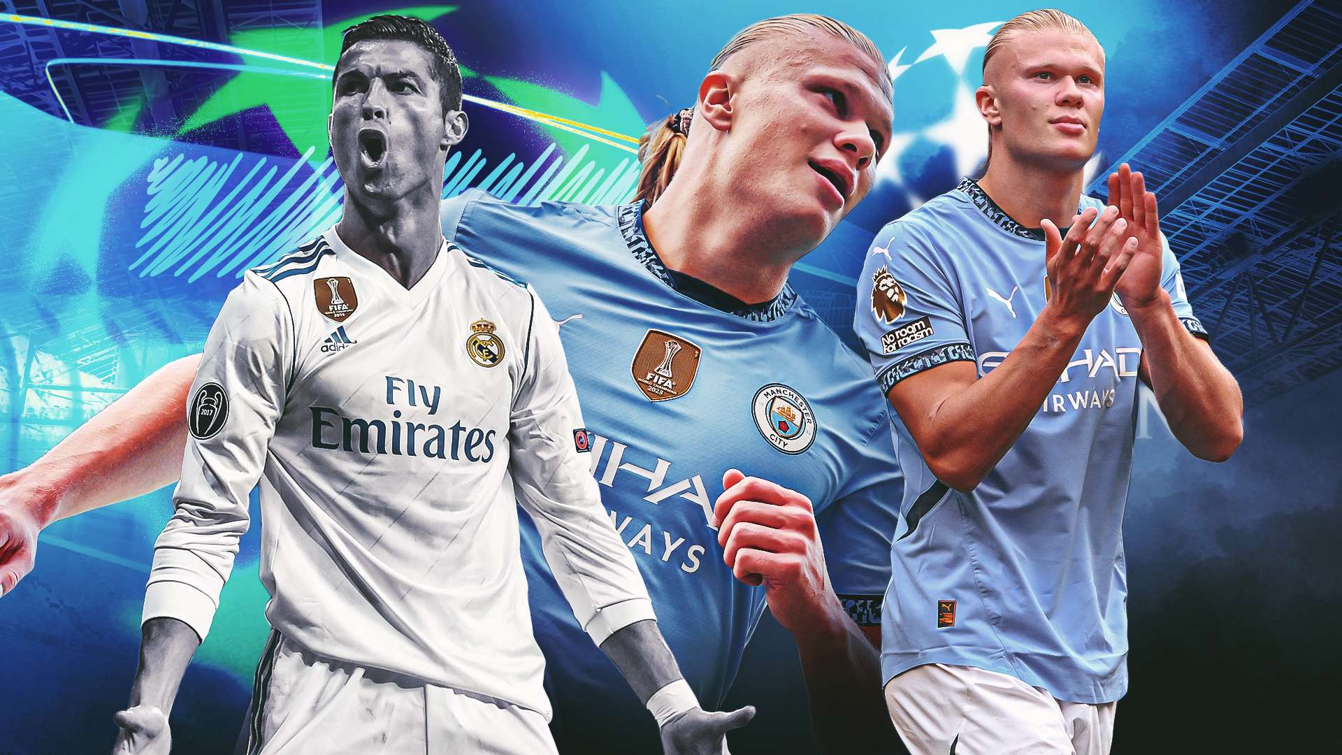 More UCL games means Haaland should catch CR7 even sooner  