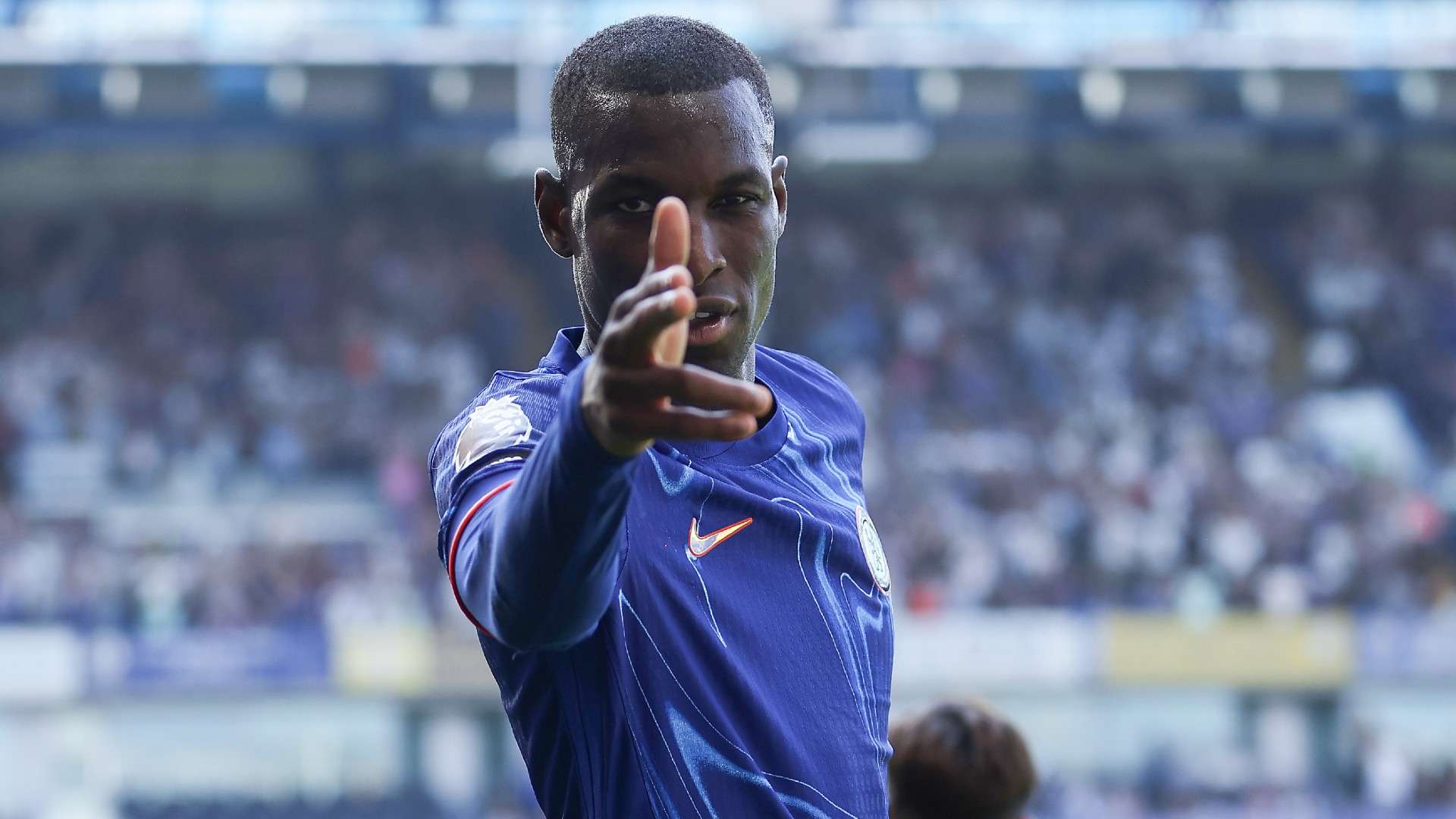 Jackson shows off Olympics-inspired celebration after scoring  