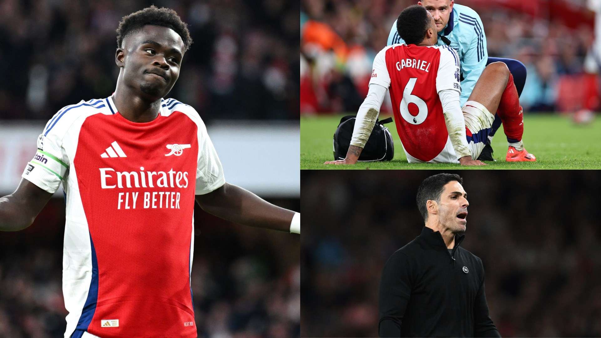 Saka is back - but Arsenal count cost of Gabriel injury  