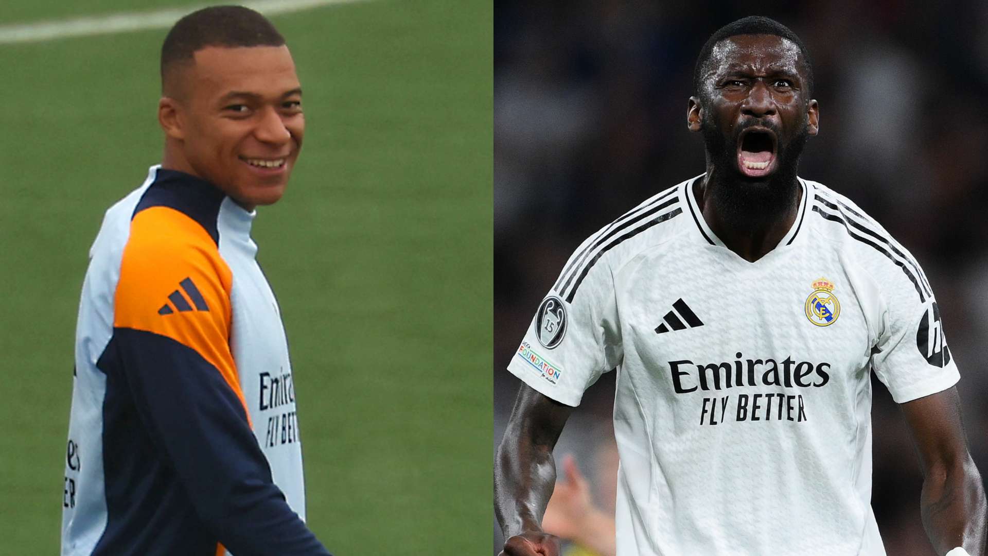 📽️ | Rudiger goes flying in on Mbappe with wild tackle  
