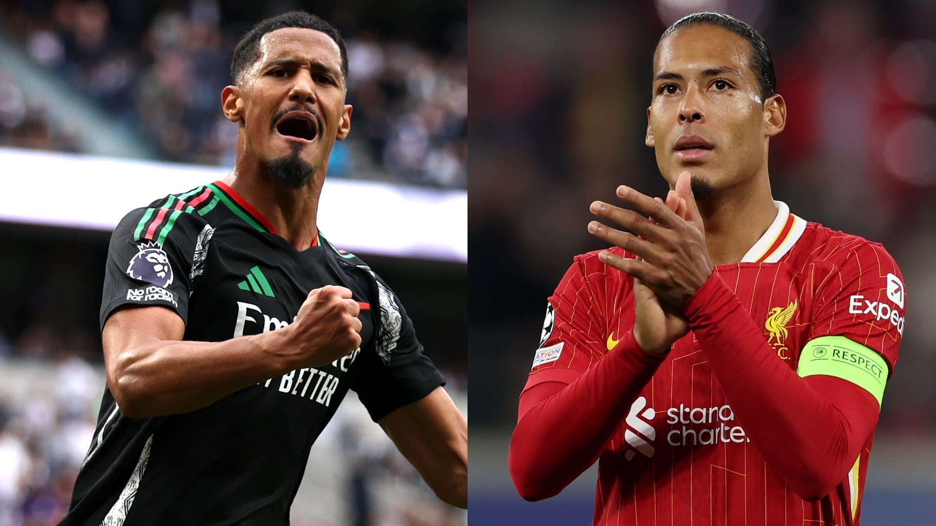 'Nowhere near' - Van Dijk makes huge claim about Saliba  