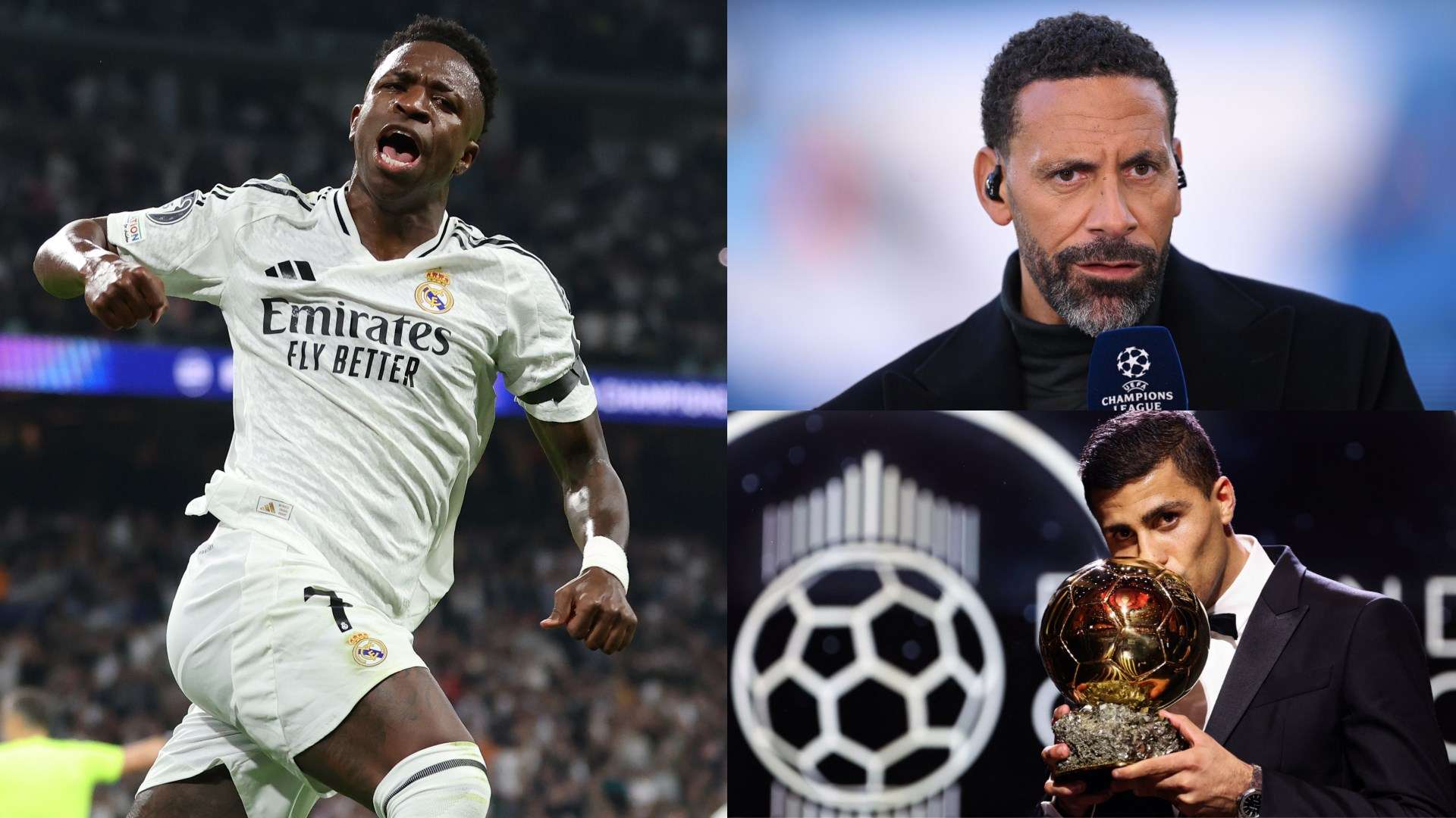 Ferdinand responds to Vinicius Jr's Ballon d'Or snub  