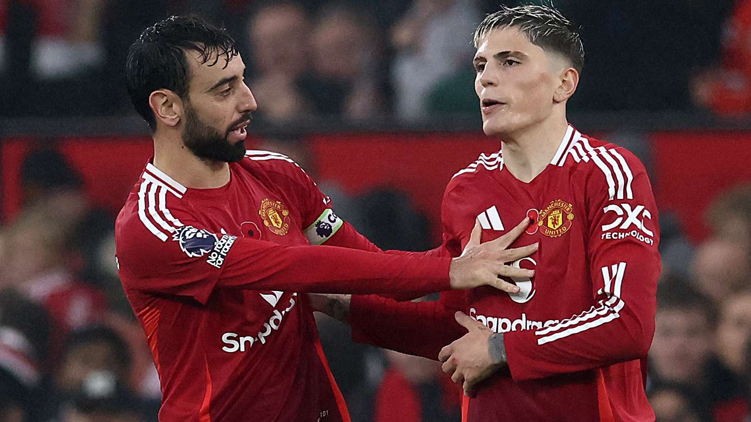 'Lost faith' - Fernandes explains why Garnacho didn't celebrate goal vs Leicester  