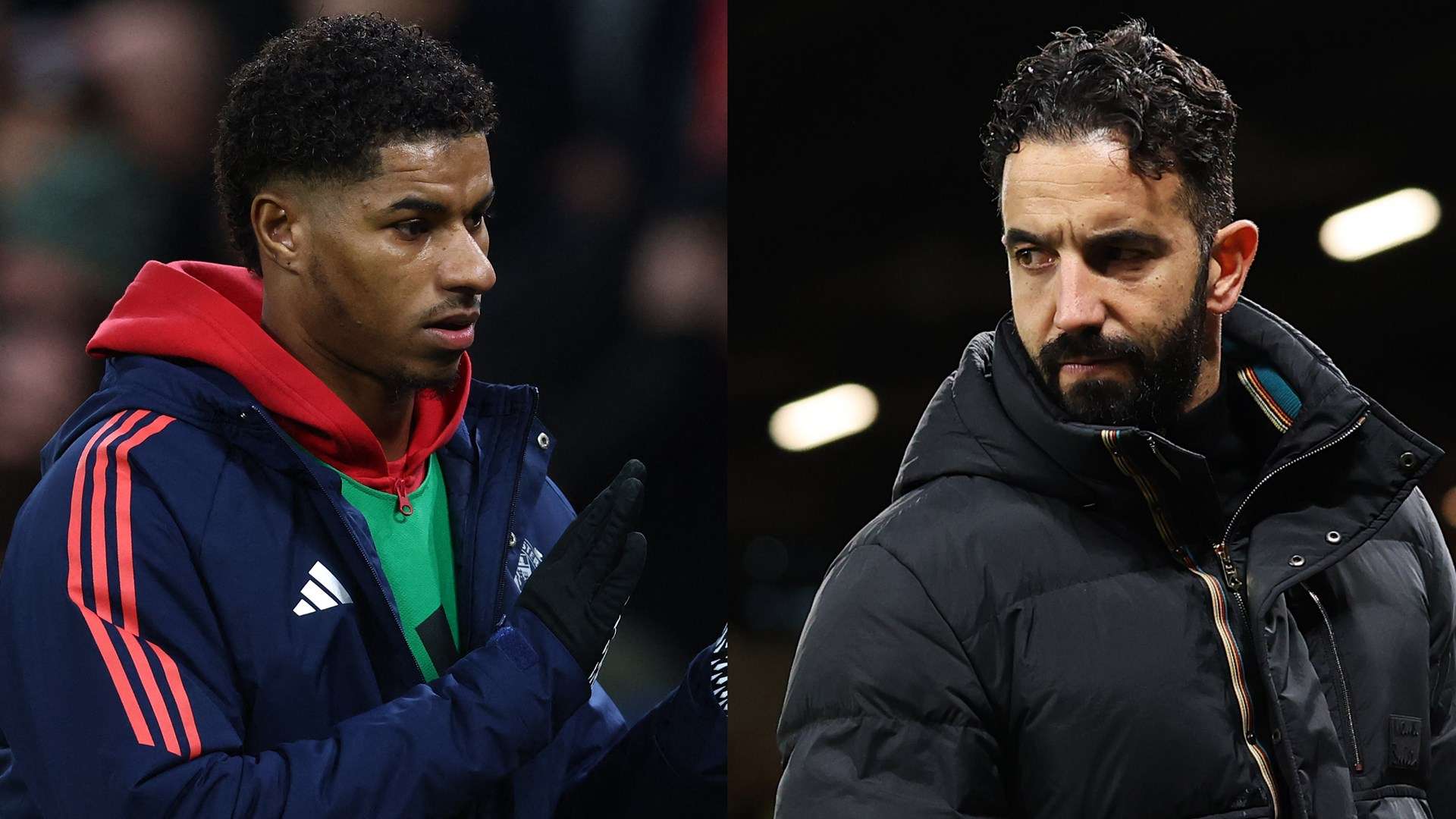 Amorim clarifies whether he left Rashford on the bench to 'make a point'  