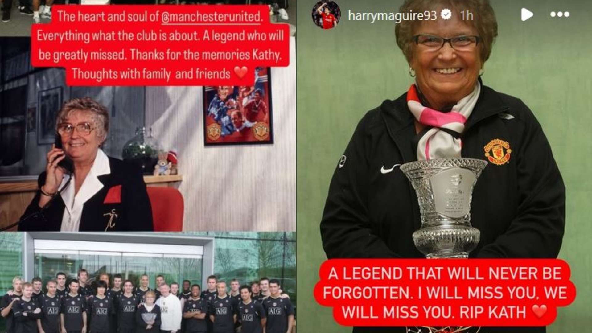 'Heart and soul of Man Utd' - Stars pay tribute to club legend  
