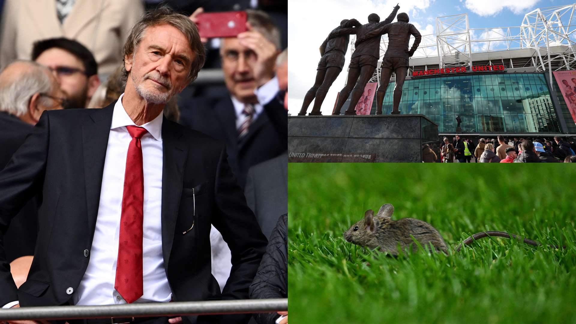 Mice at Man Utd! Pest control brought in at Old Trafford  