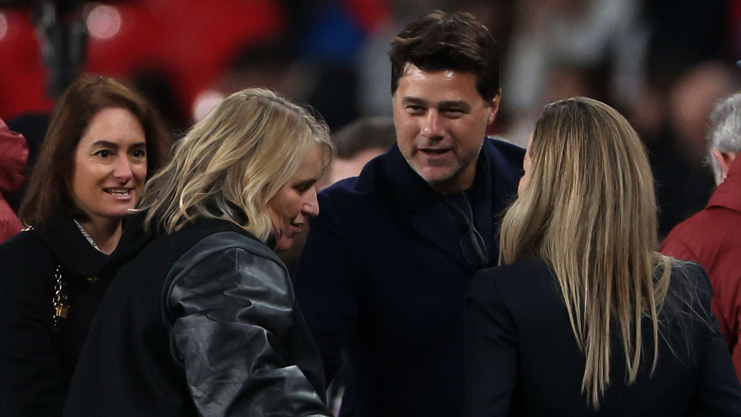 📽️ | Pochettino spotted at Wembley alongside Hayes & Wiegman  