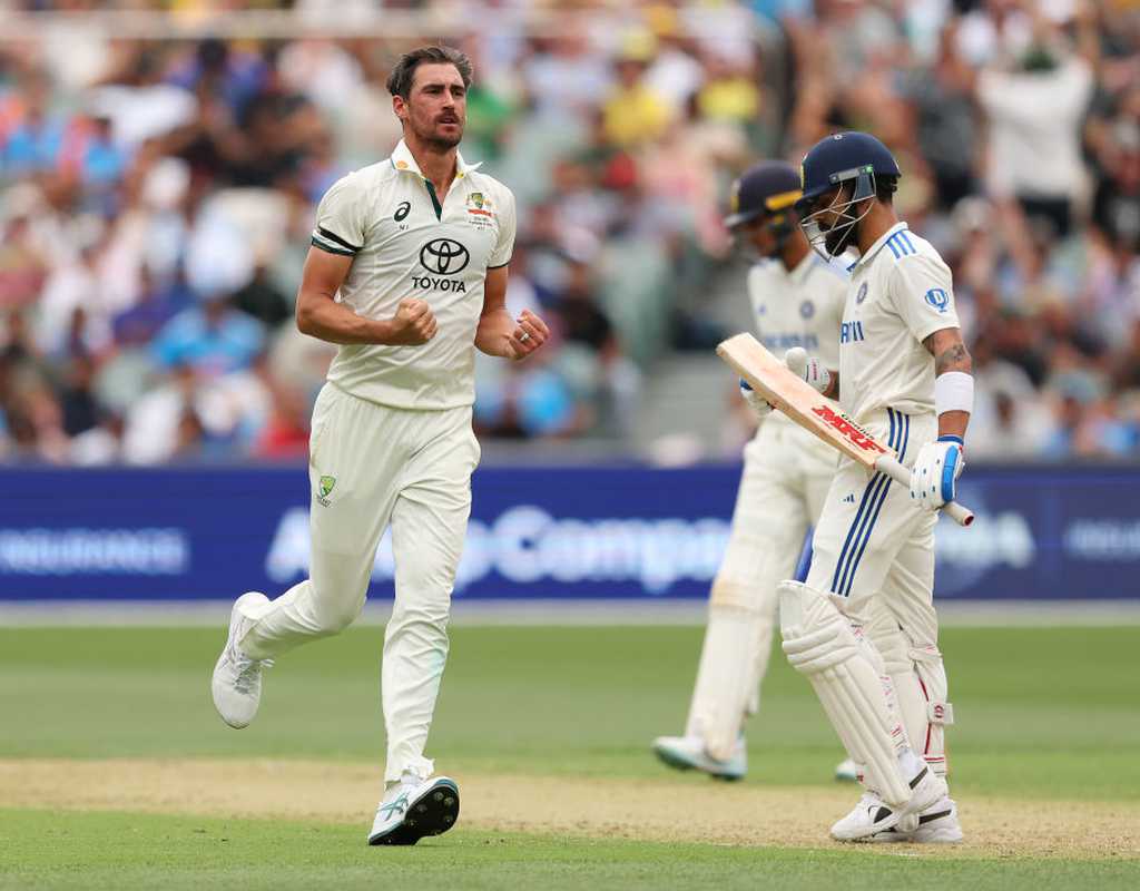 Starc's 6-fer headlines Australia's dominant start in Adelaide  