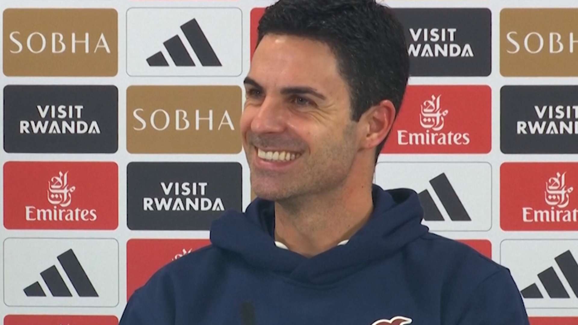 Arteta is 'loving' Arsenal transfer rumours amid striker search  