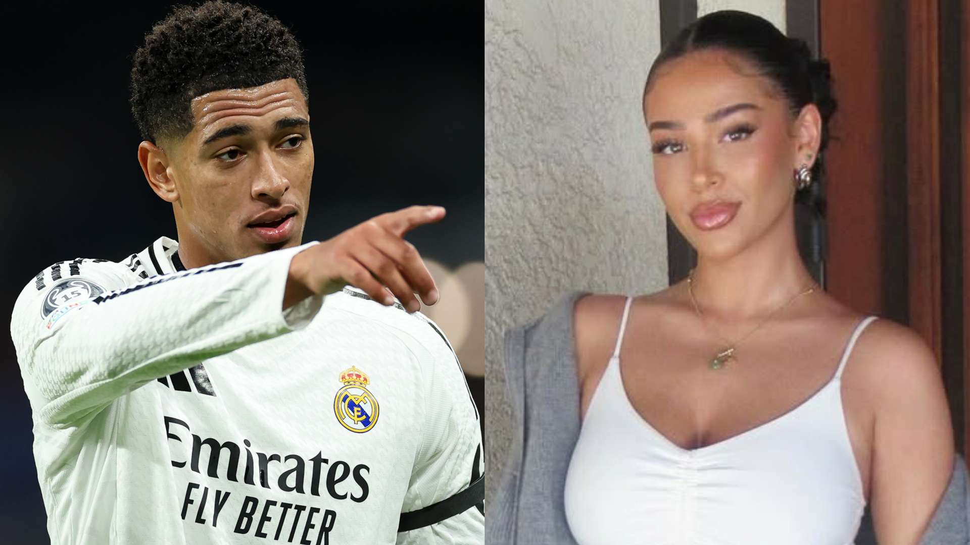 Bellingham's girlfriend Castro hits back at dating history claims  