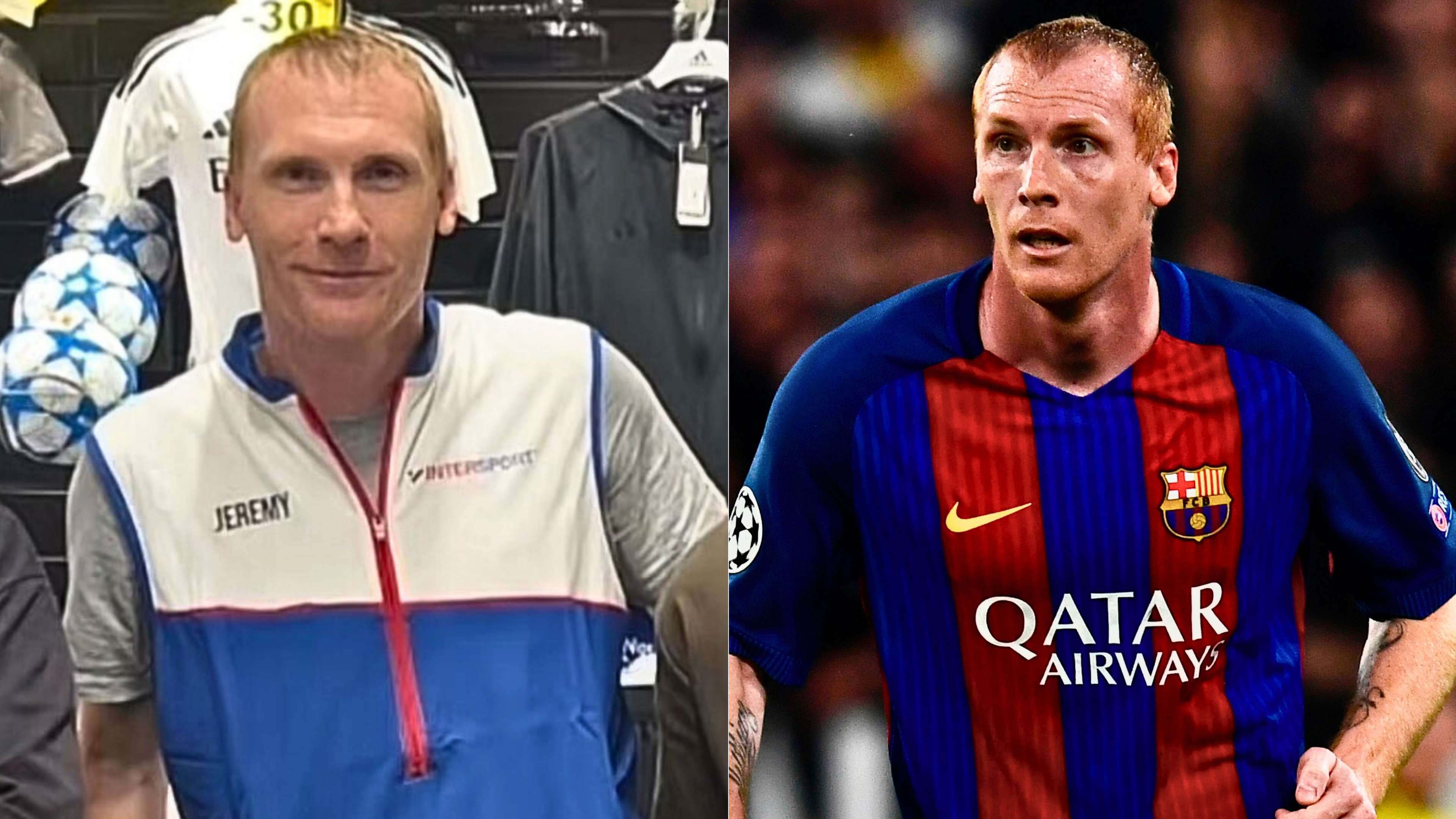 Ex-Barca defender & UCL winner spotted working in sports shop  