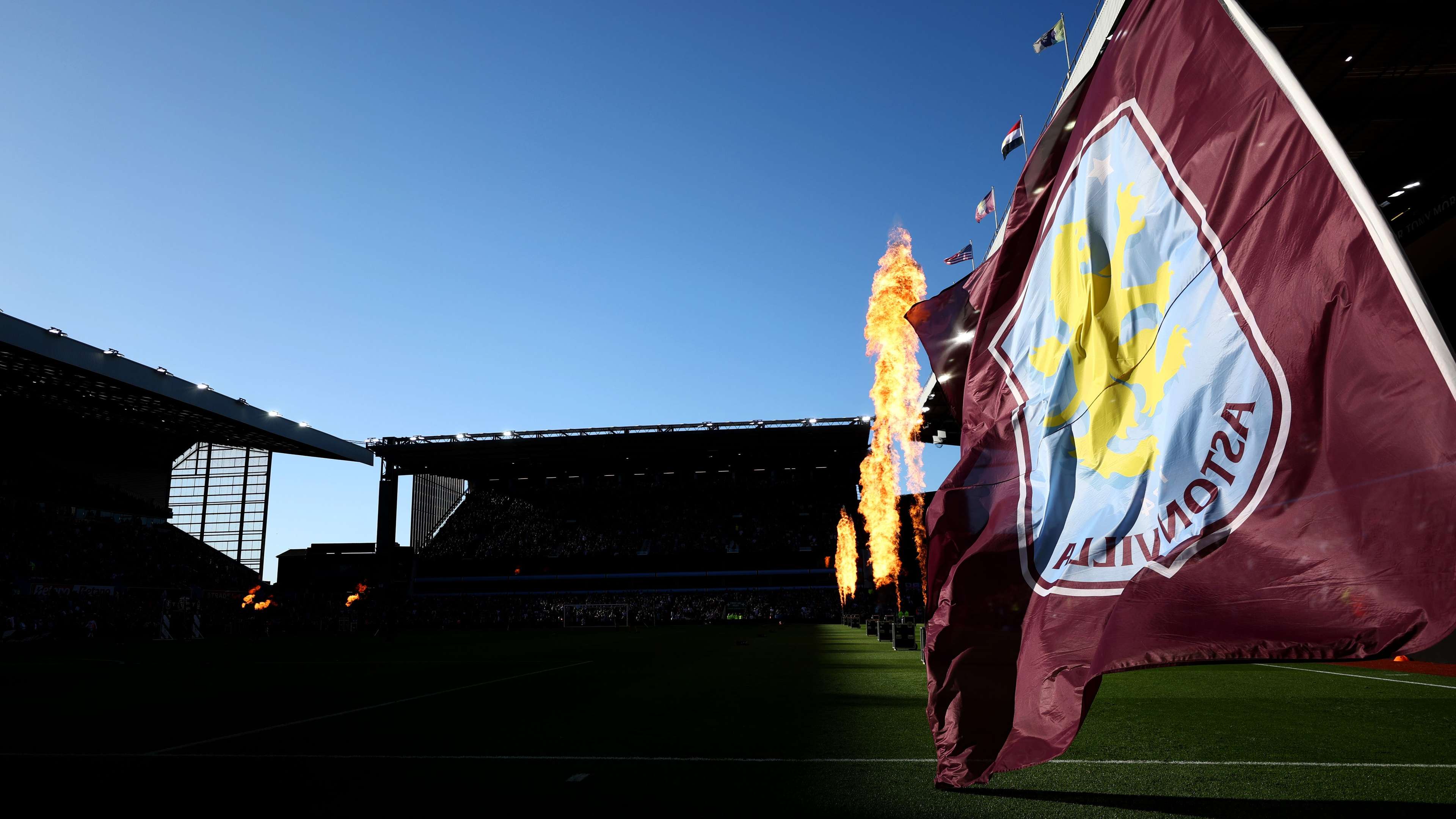 Aston Villa and PSG fans clash in wild city centre brawl  