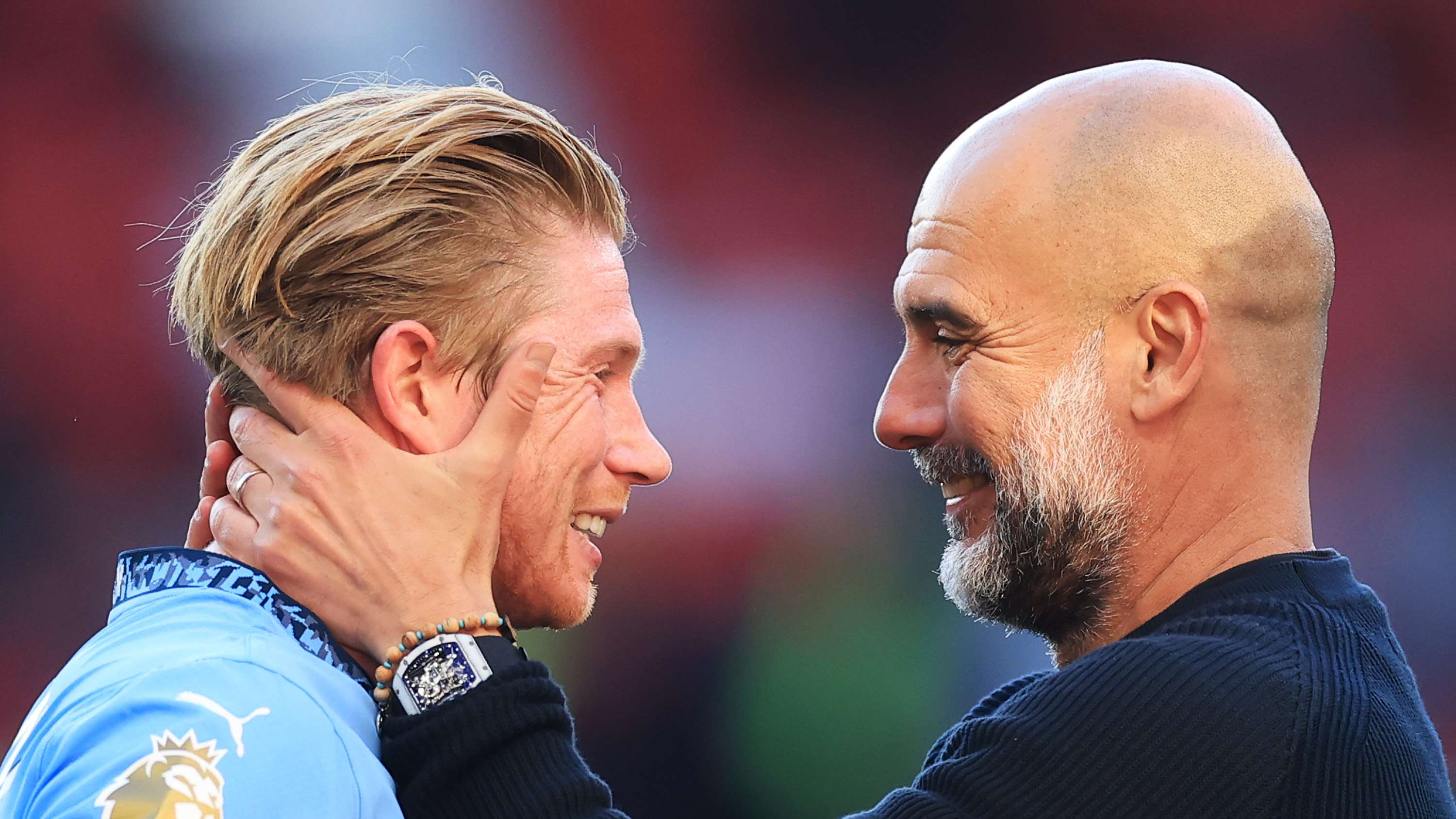 Pep hails De Bruyne after stunning performance against Palace  