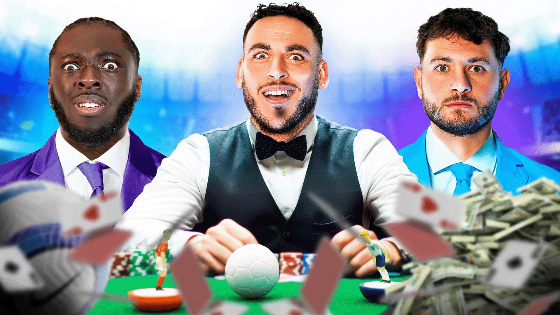 $100k EACH! Who wins the Front Three Football Poker quiz?!  