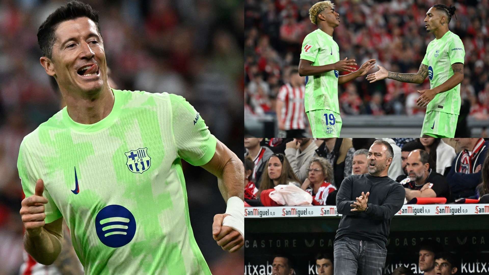Lewa brings up 100 Barca goals as Raphinha shows Ballon d'Or spark  