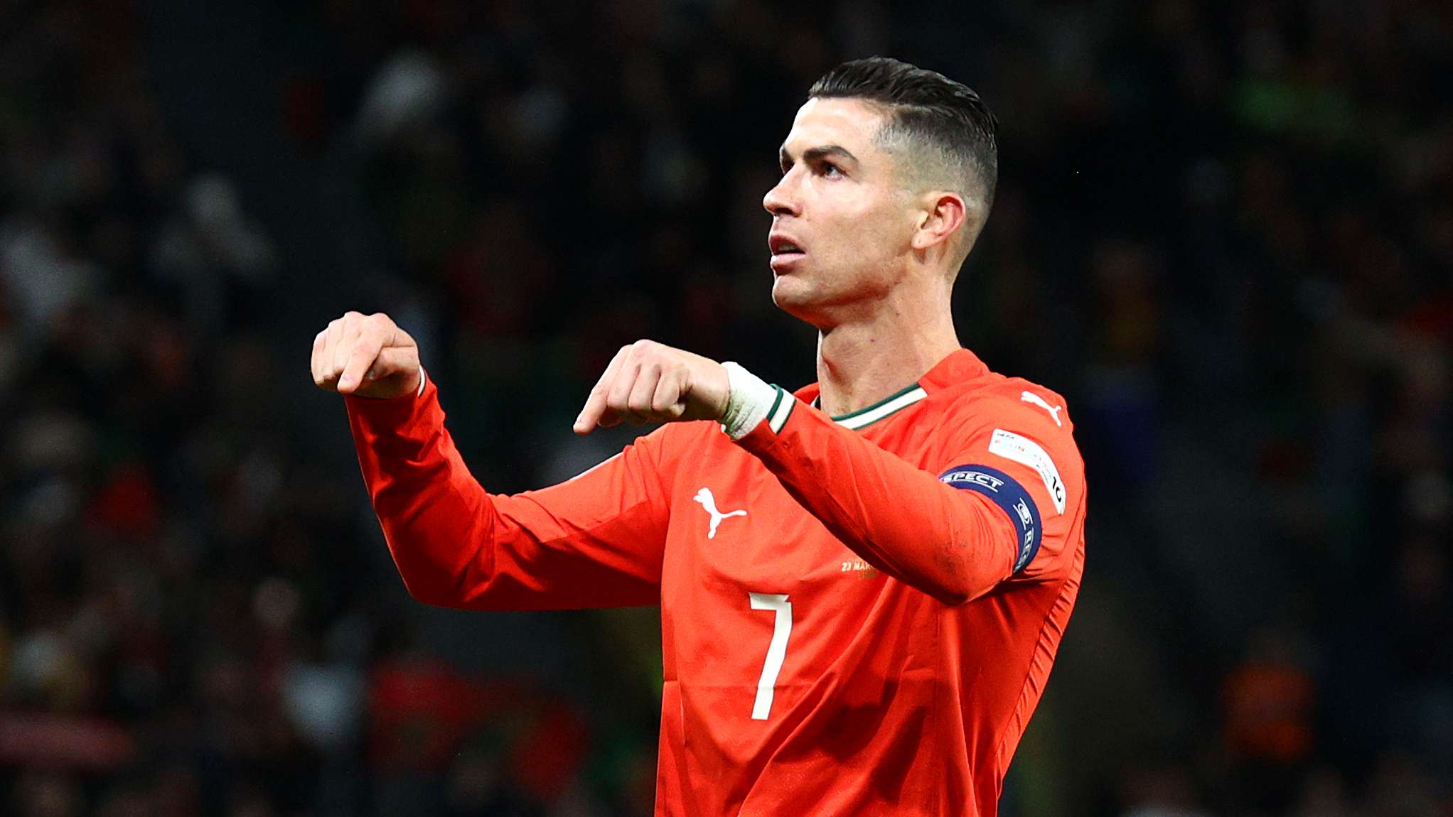 Ronaldo posts touching tribute to son after making Portugal debut  
