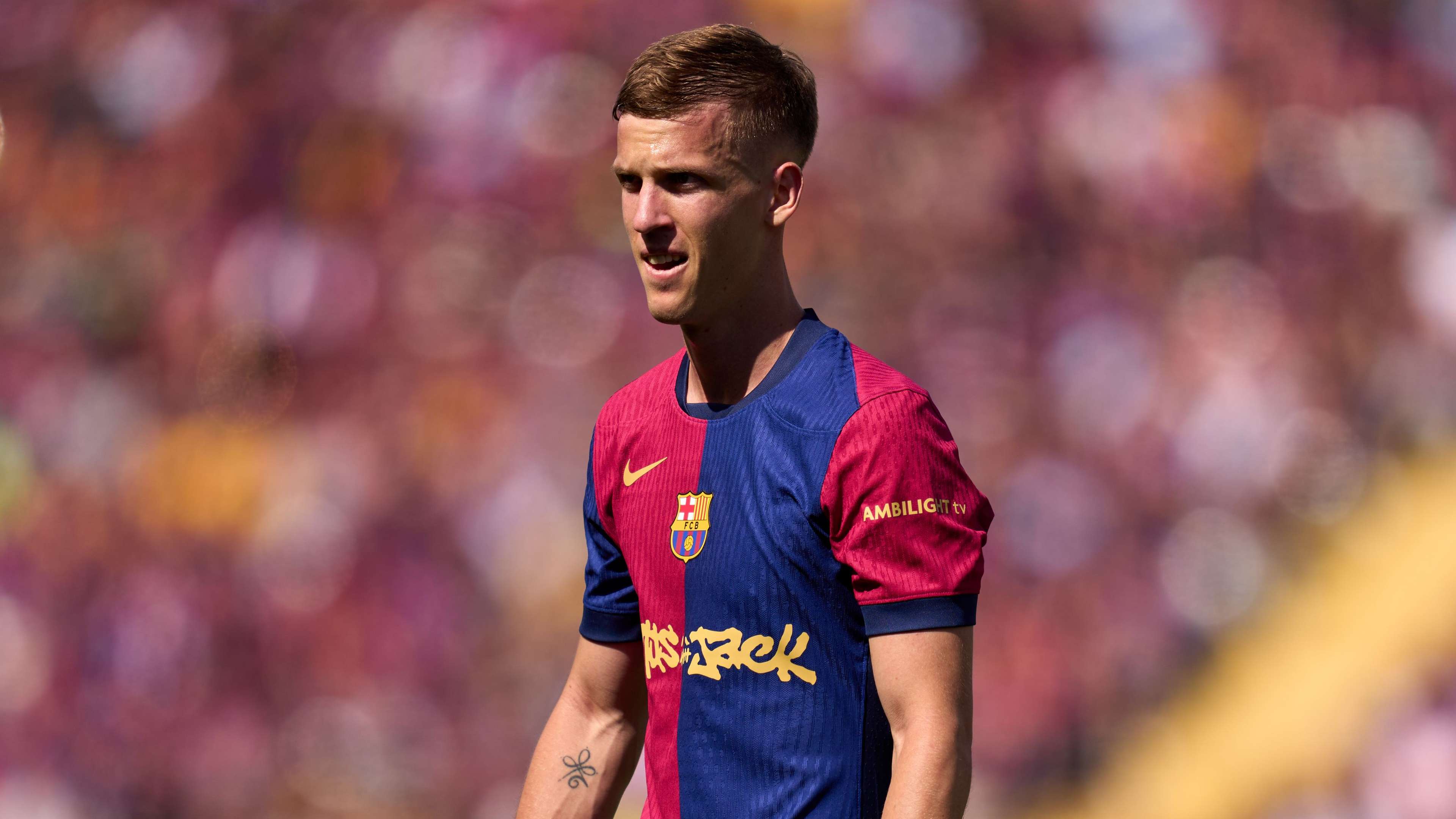 Olmo’s agent responds to talk Man City want £60m Barca star  