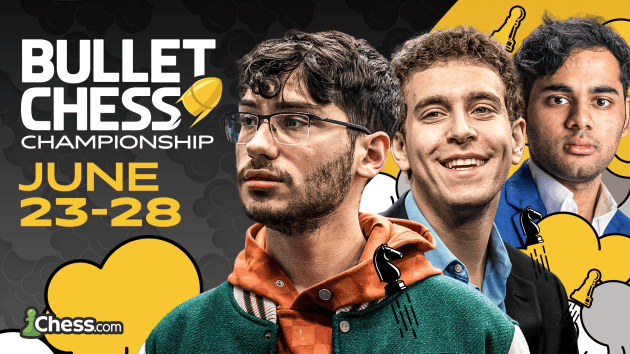 Returning Champion Alireza Firouzja Spearheads 2025 Bullet Chess Championship Starting June 23  