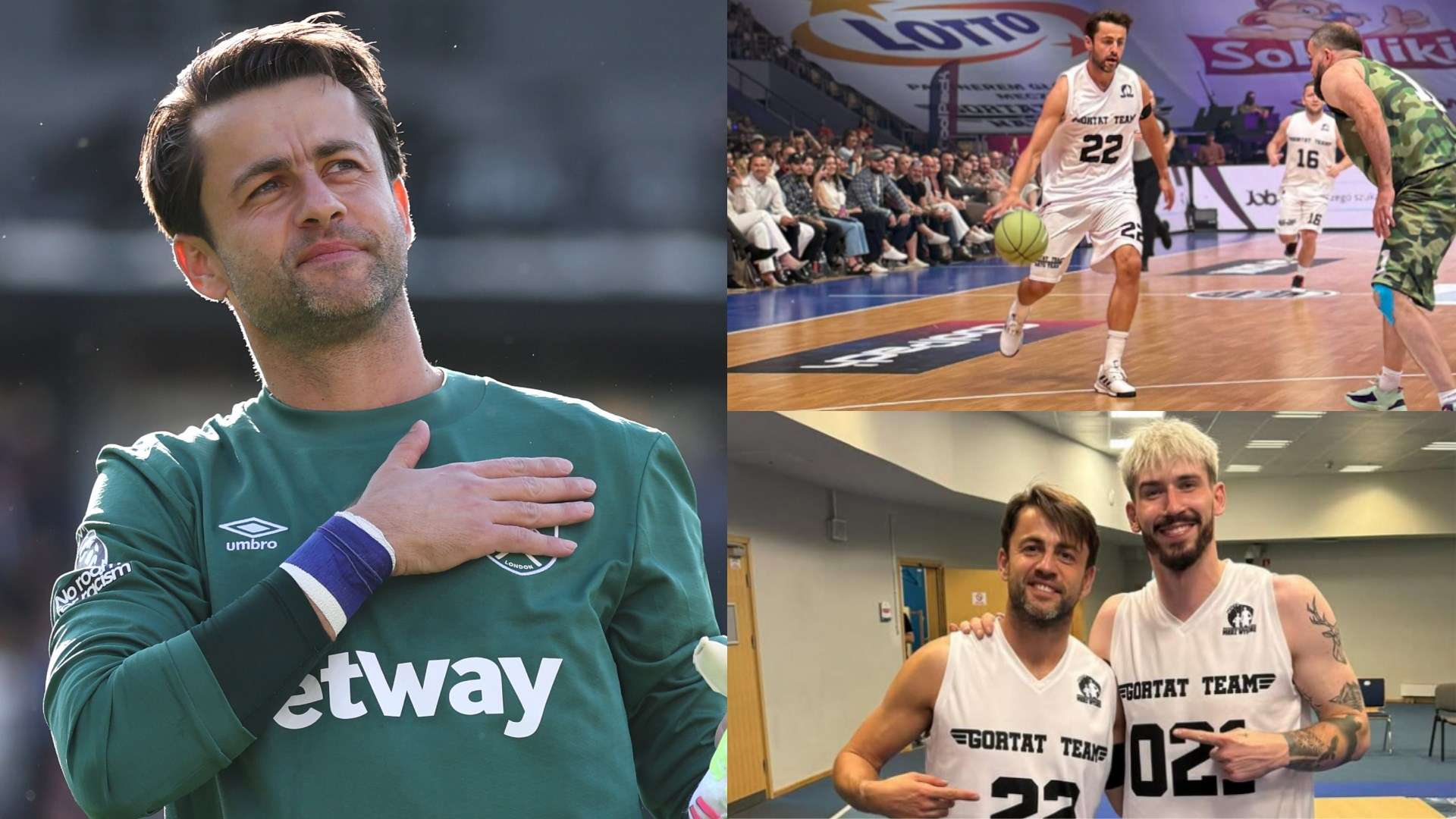 Fabianski plays basketball against NATO soldiers after release  