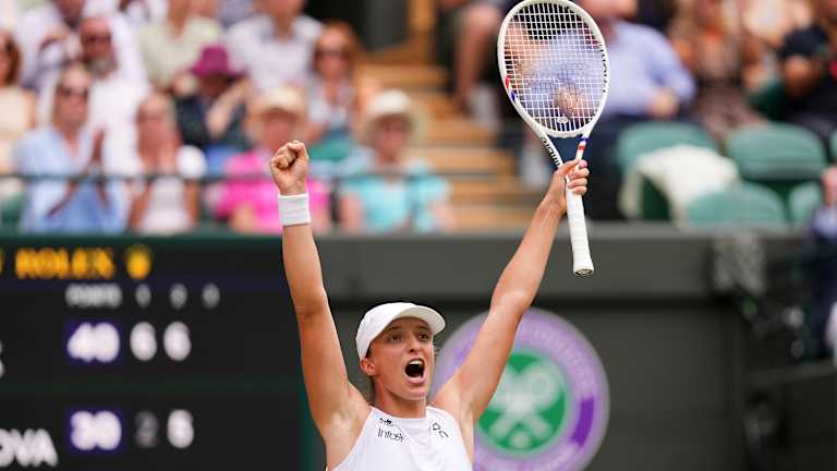 Super mom Belinda Bencic beats Mirra Andreeva for first Wimbledon semifinal  