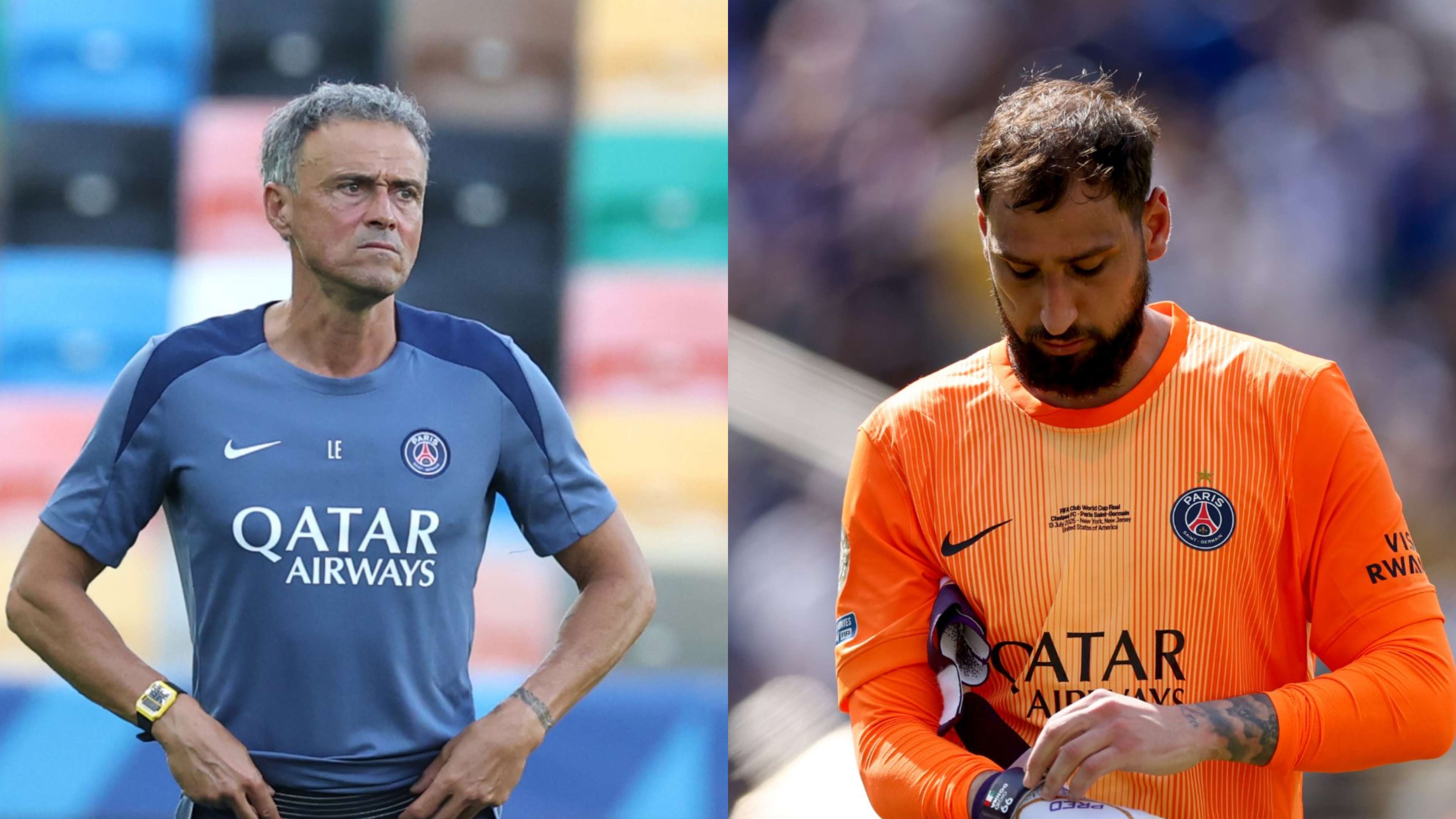 Enrique explains why he's dropped Donnarumma  