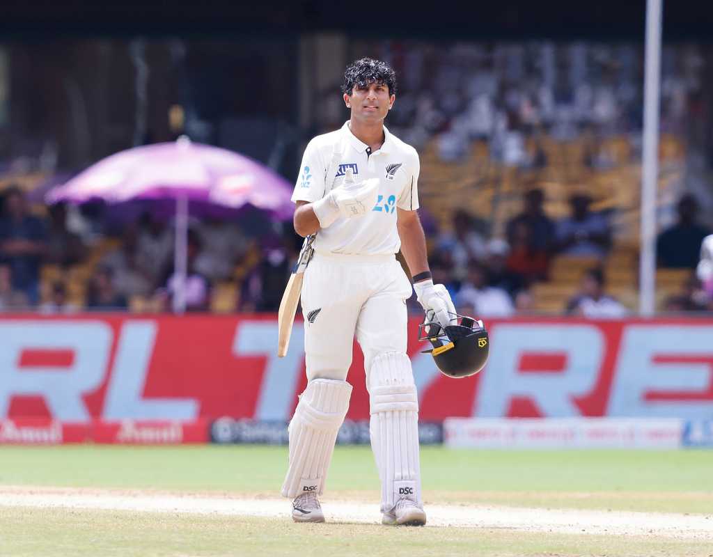 Conway, Nicholls and Ravindra 150s tighten New Zealand's grip in Bulawayo  