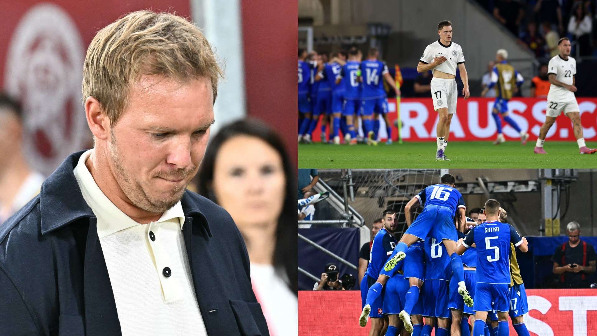 Germany fall apart! Nagelsmann's men stunned by Slovakia  