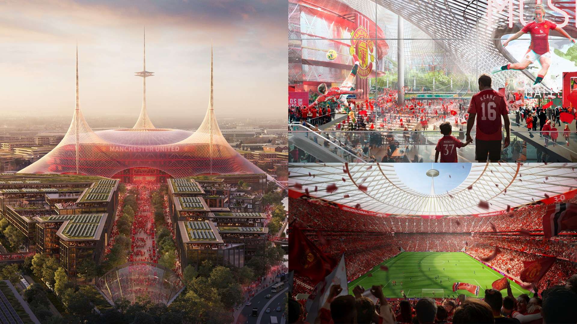 Old Trafford redevelopment hailed as 'project of a lifetime'  