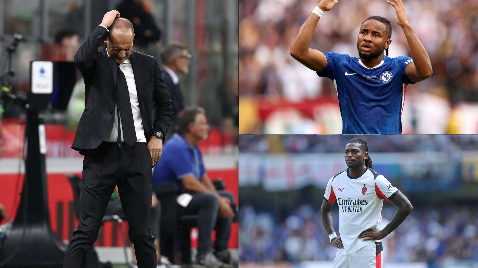 AC Milan dealt Nkunku and Leao blow  