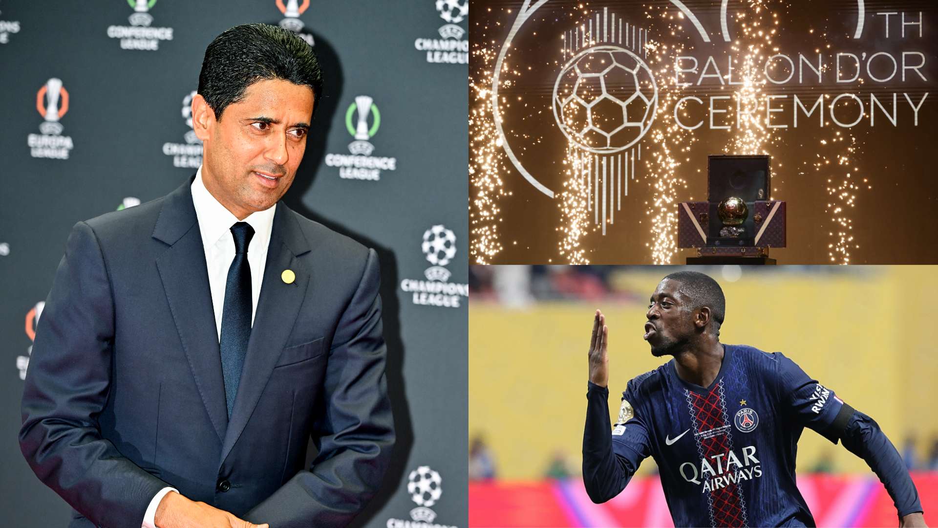 Al-Khelaifi changes plans and jets in for Ballon d'Or ceremony  