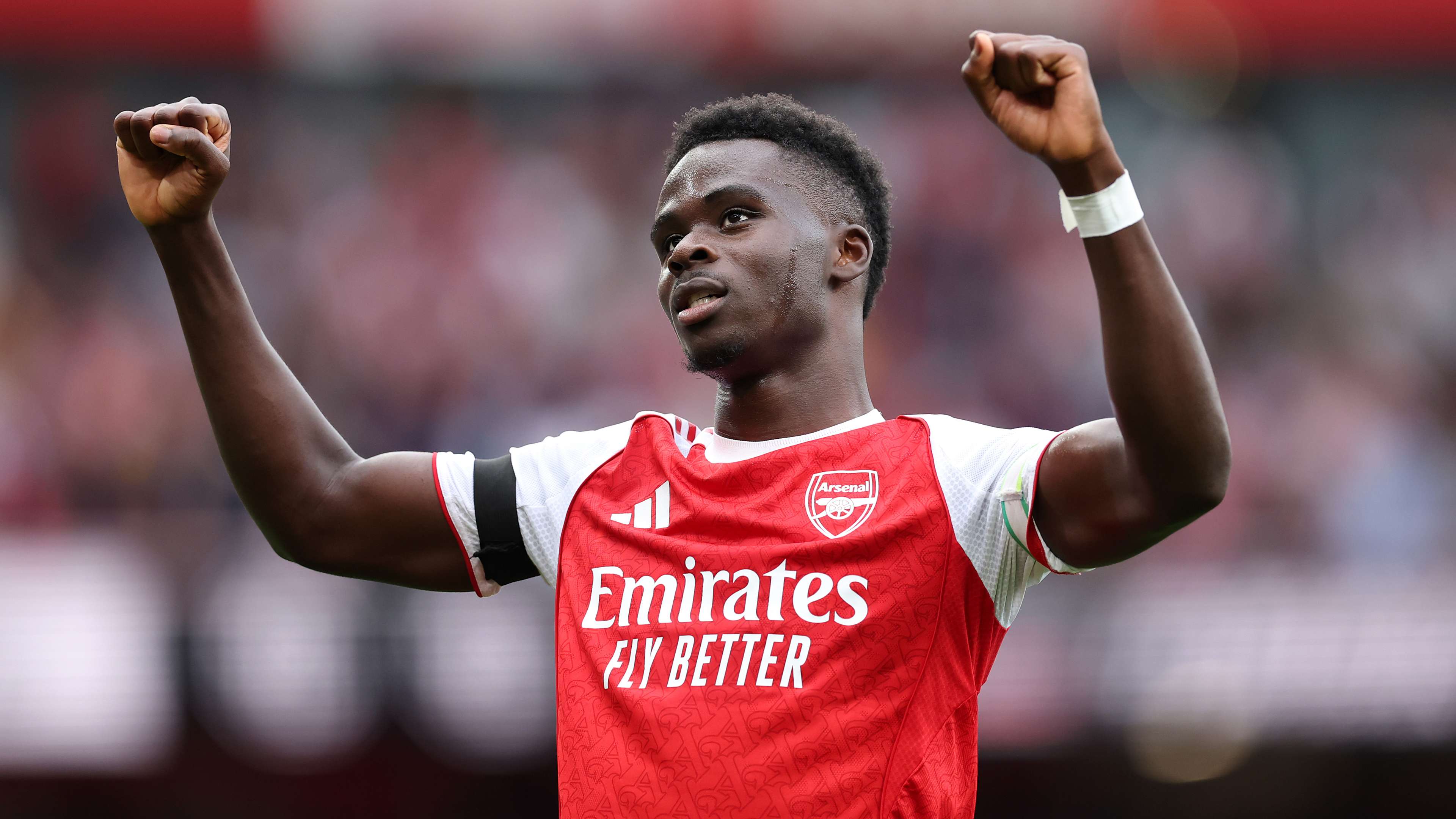 Saka returns to Arsenal training ahead of Man City clash  