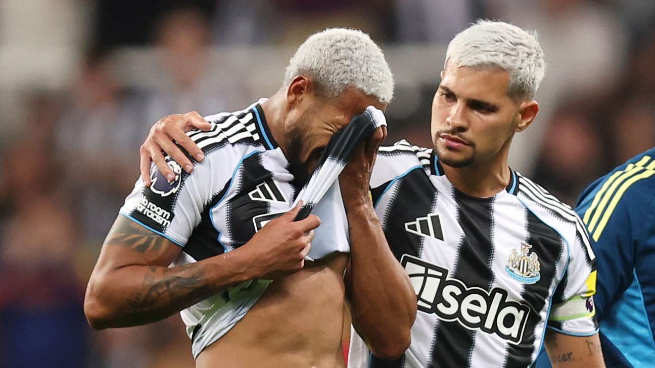 Mid-flight mayhem for Guimaraes & Joelinton!  