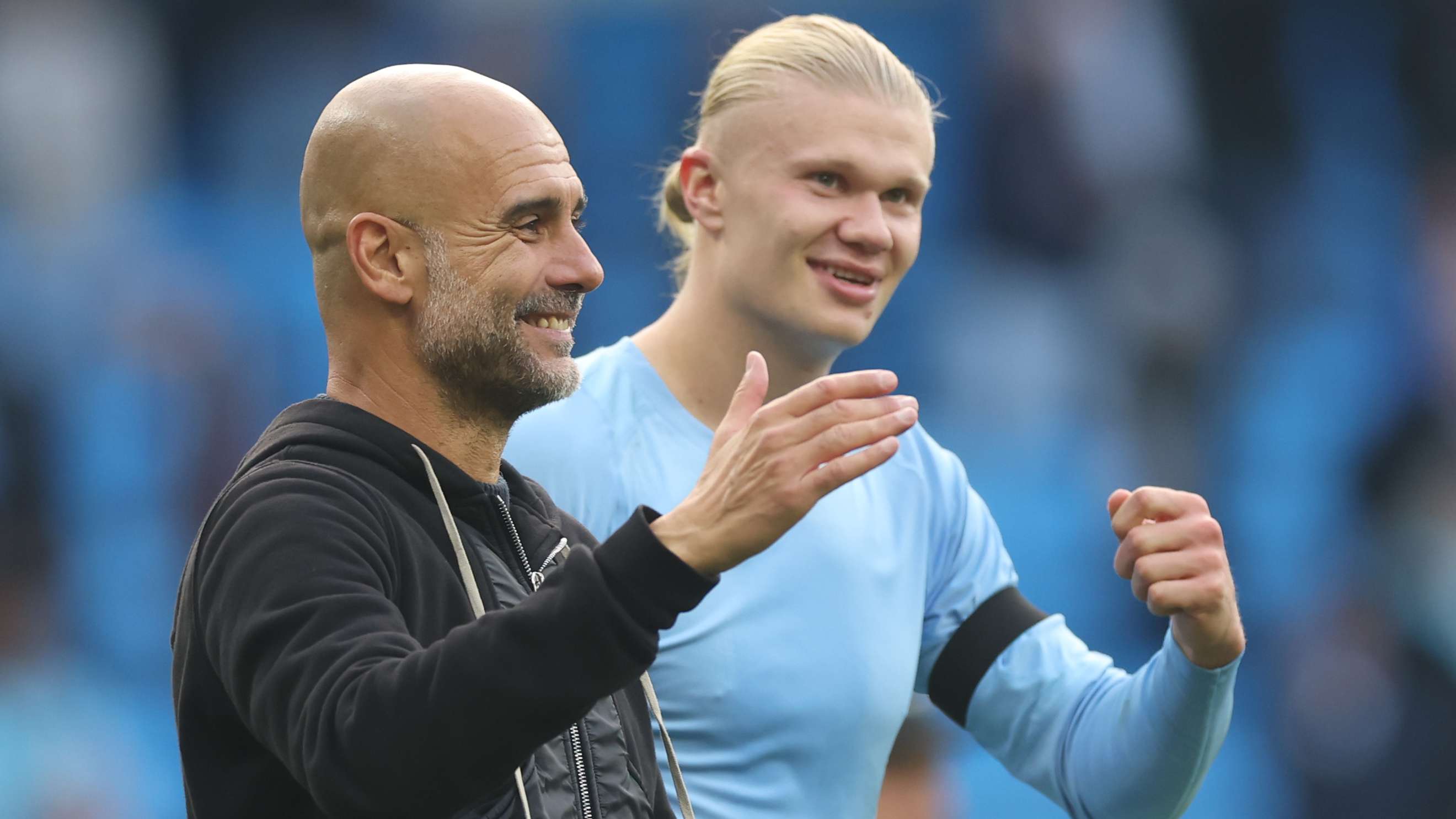 'Disappointed' - Guardiola jokes about Haaland after Everton brace  