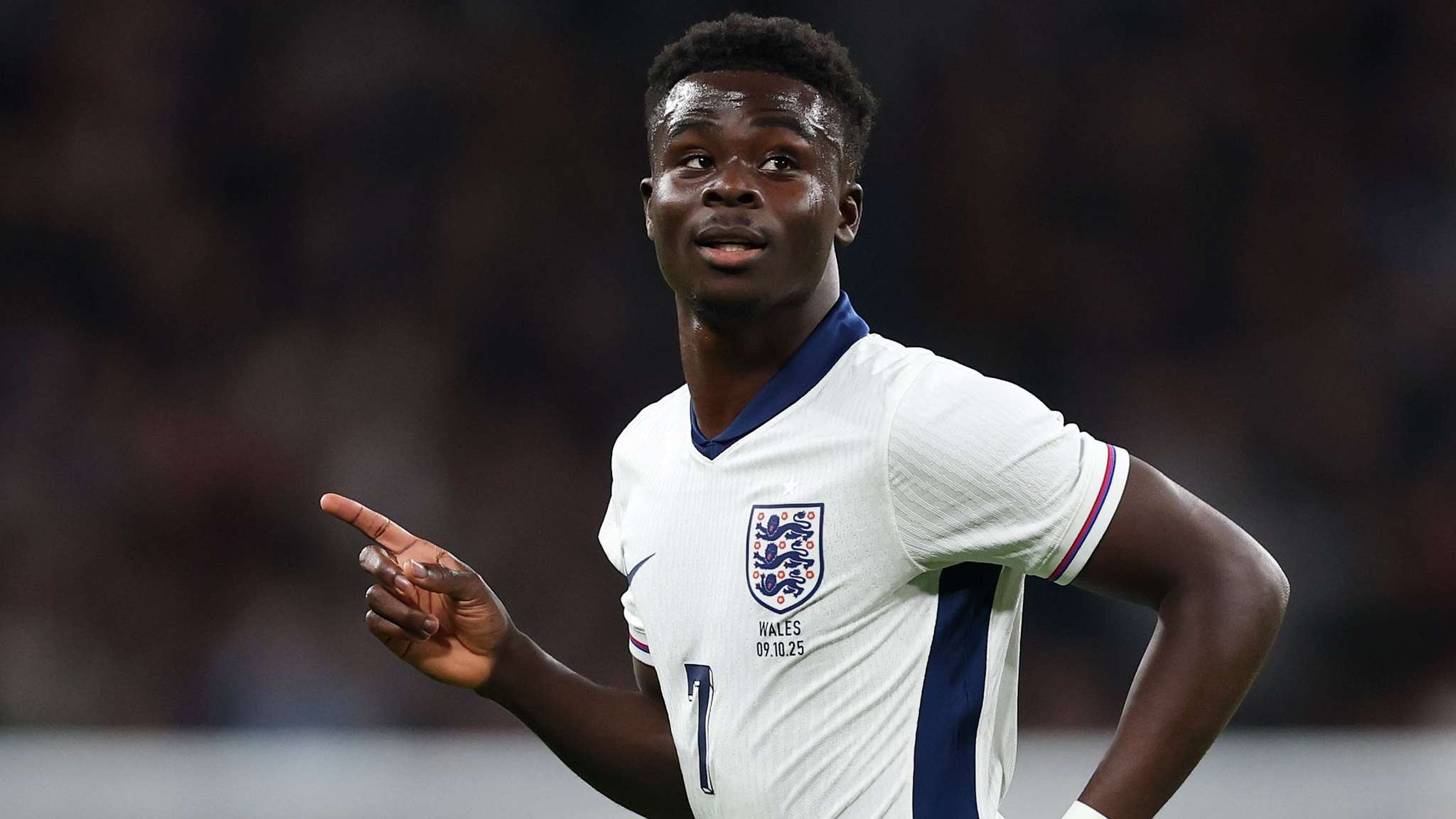 Saka 'starting to feel good again' after England goal  