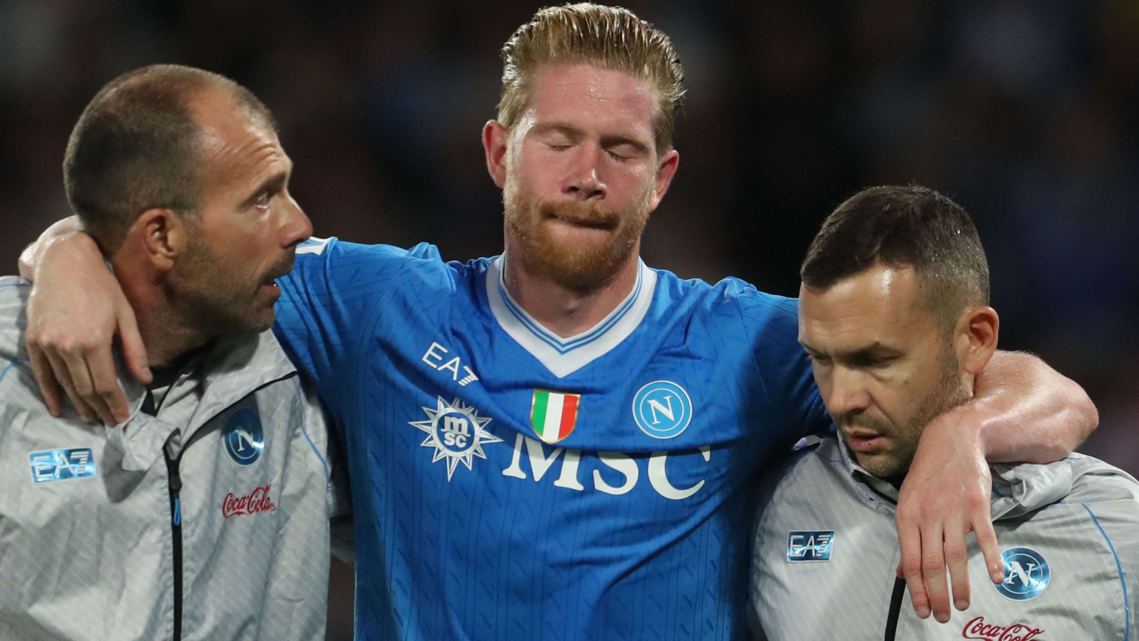 Napoli confirm 'devastating' De Bruyne injury  