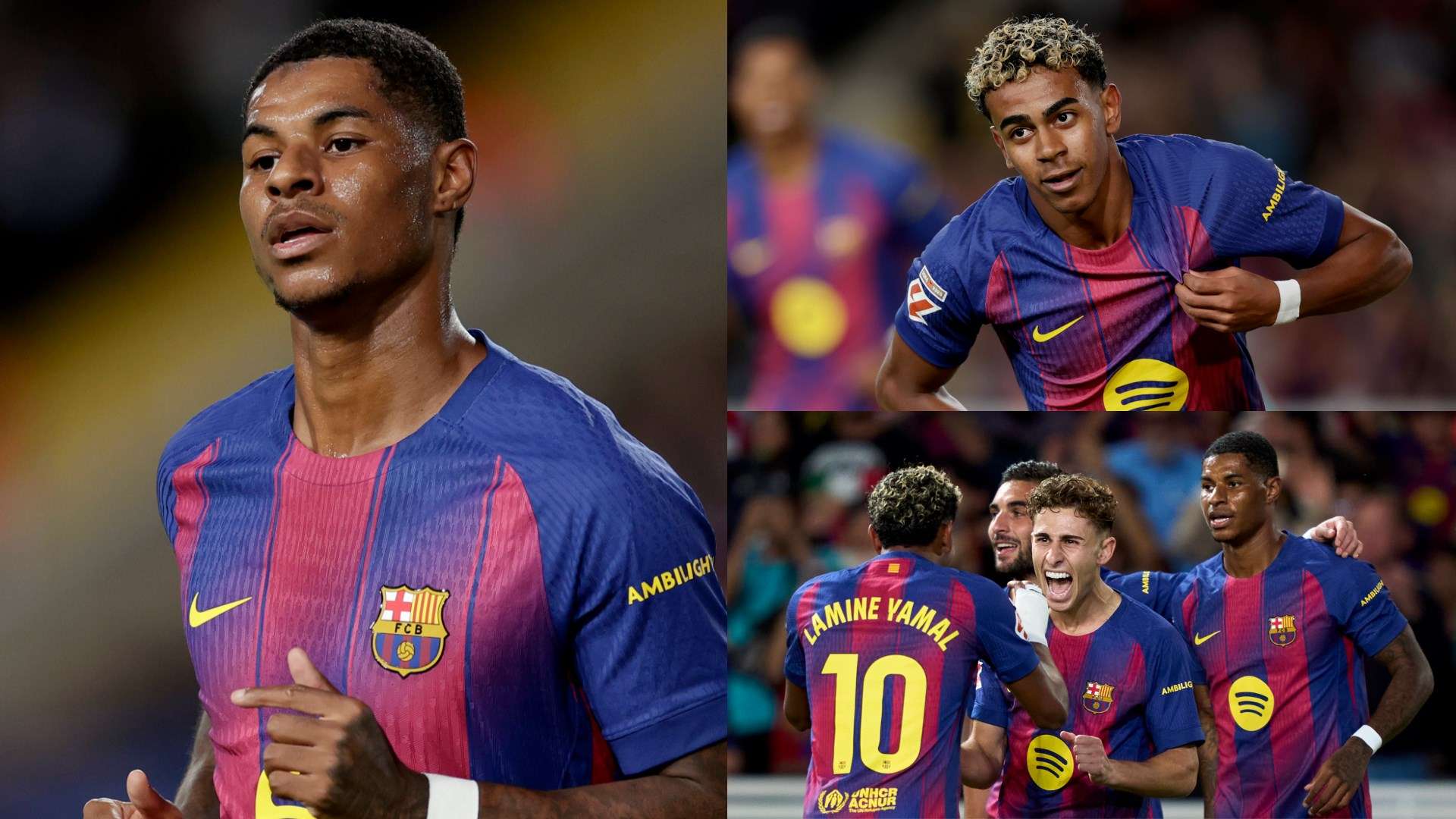 Rashford scores again as Yamal gets over breakup with Barca goal  