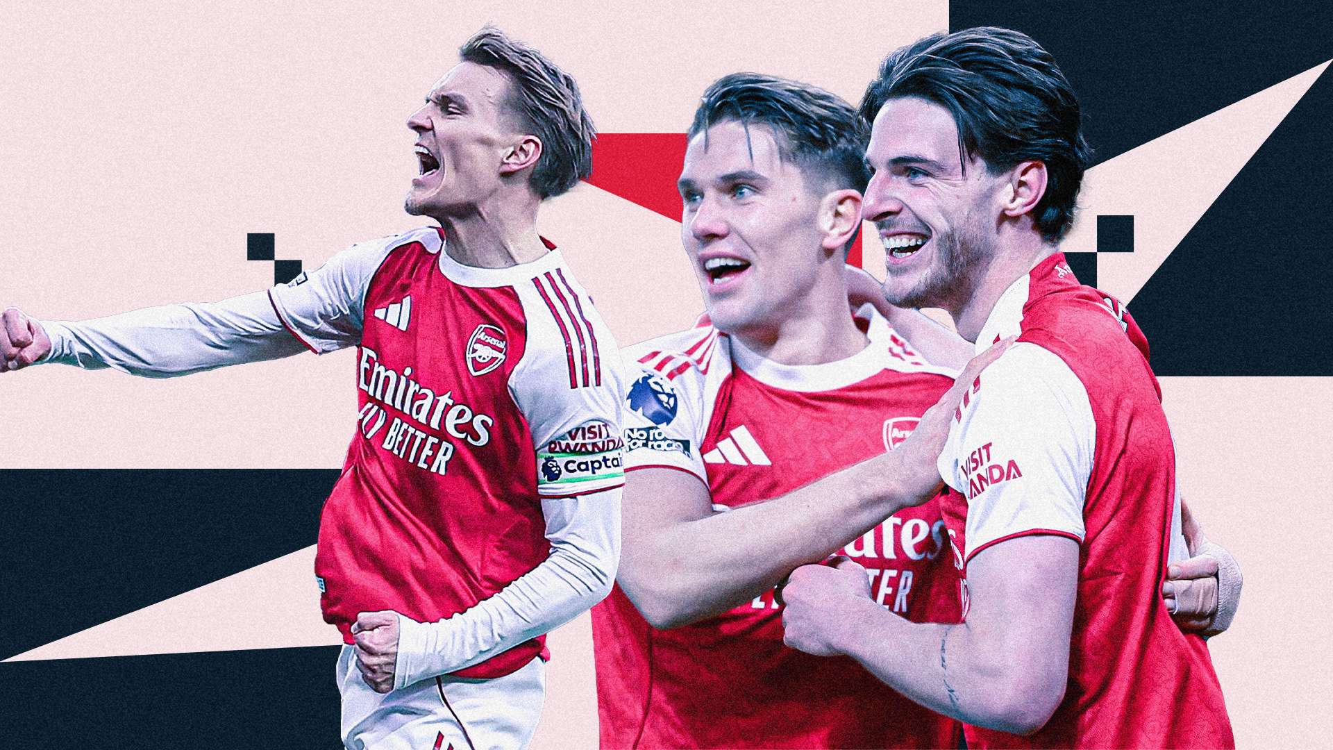 Odegaard stunner & Rutter own goal send fortuitous Arsenal top  