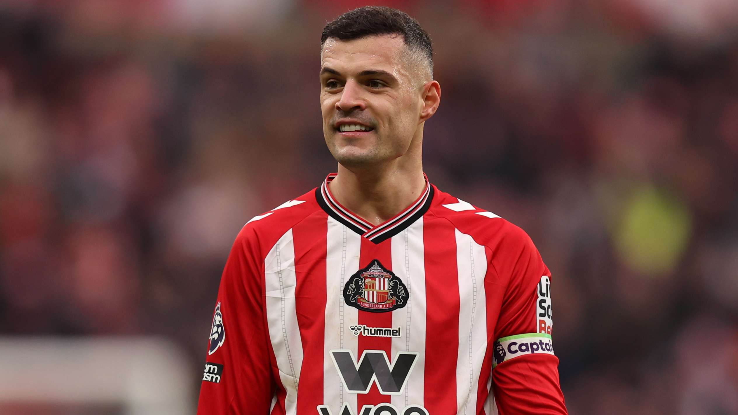 Xhaka involved in heated argument with West Ham fan  