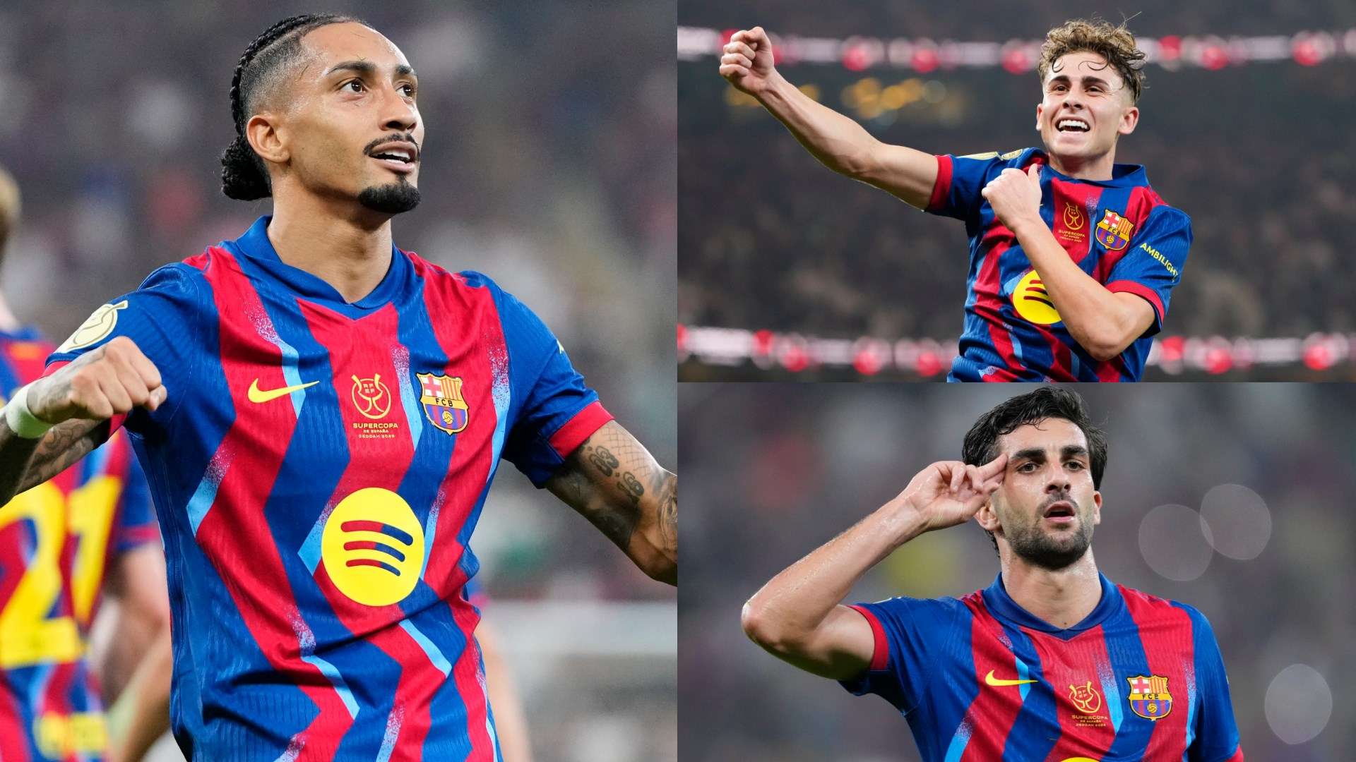 Raphinha & Barca run riot to cruise into Supercopa final  